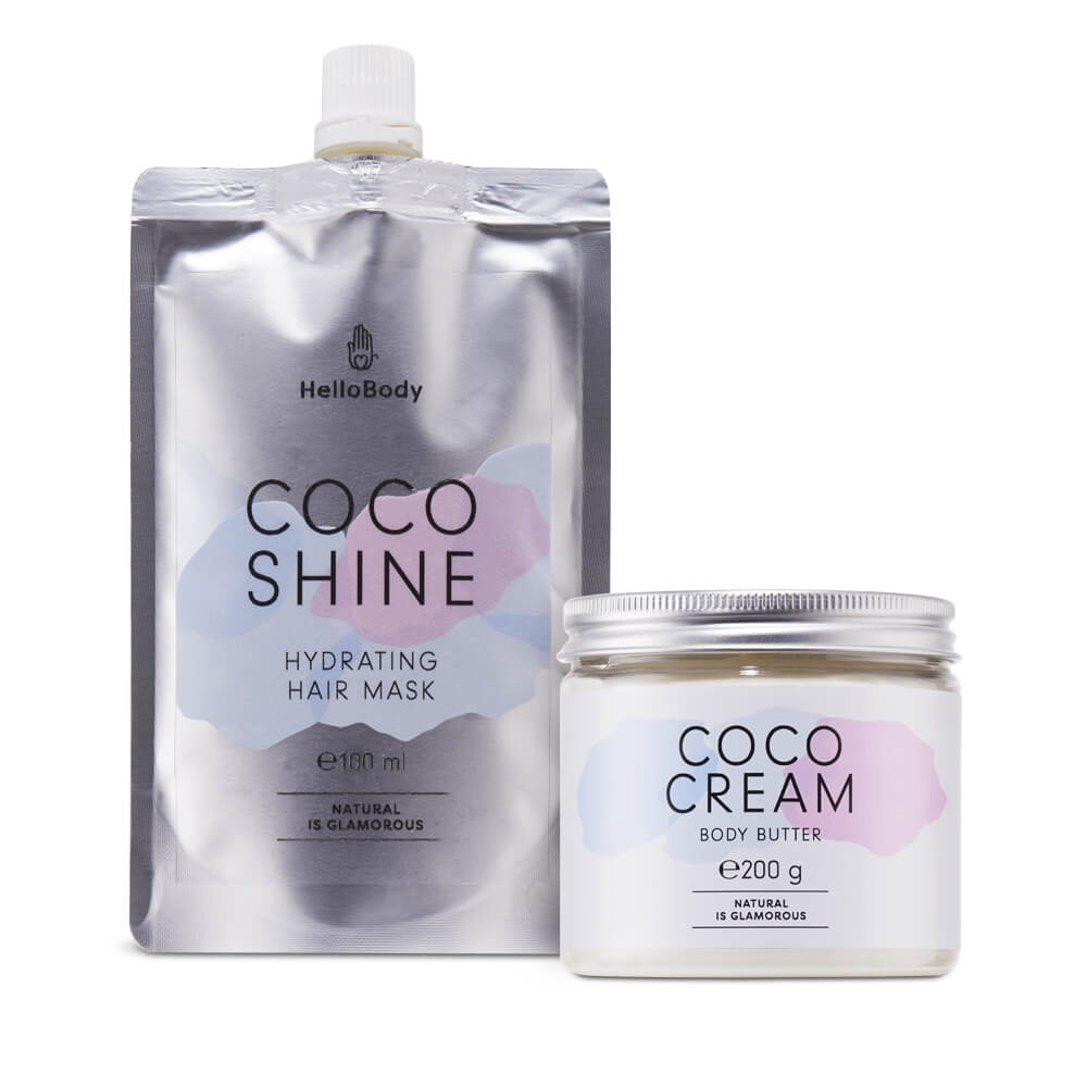 coco cream n shine hello body