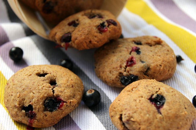 cookies vegan au cassis