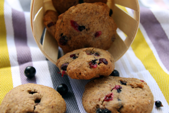 recette cookies au cassis