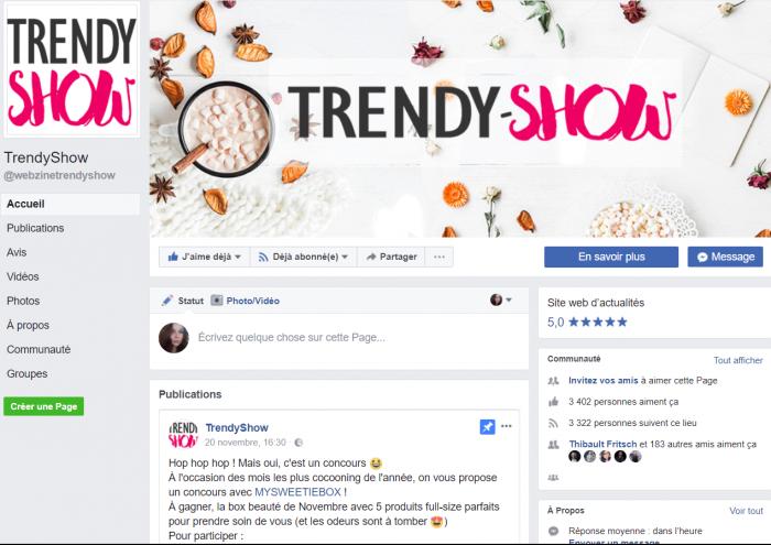 facebook trendyshow