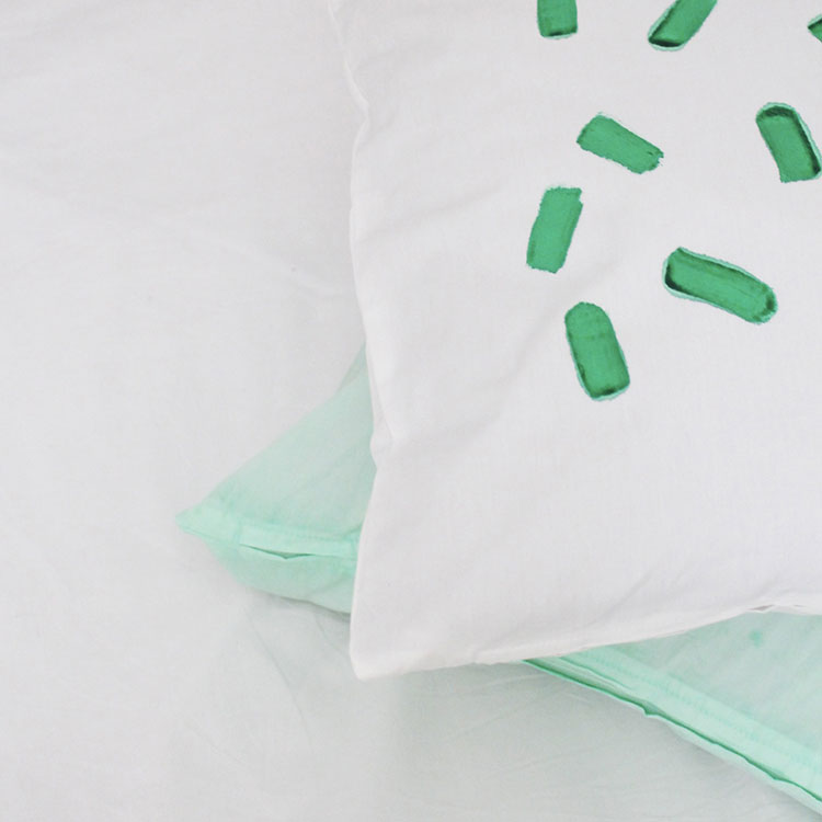 diy peinture coussin