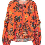 Blouse orange Mango